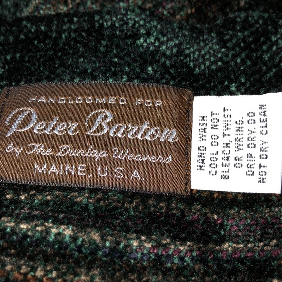 Peter Barton Hand loomed scarf by the Dunlop Weavers - Picture 4 of 6